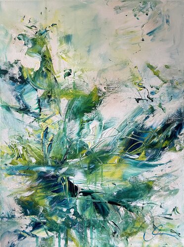 Crescita interiore  / Inner growth par Maria Bevilacqua-Fischer, Peinture en vente sur Singulart