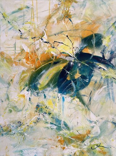 Emozioni gioiose I  / Joyful emotions no. 1 von Maria Bevilacqua-Fischer, Malerei kaufen auf Singulart