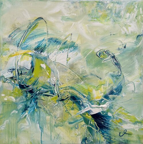 Nuove possibilità I  / New possibilities no. 1 von Maria Bevilacqua-Fischer, Malerei kaufen auf Singulart