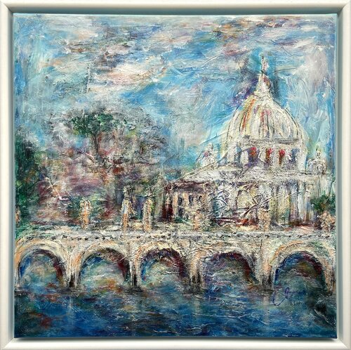 Vecchi racconti  /  Ancient stories par Maria Bevilacqua-Fischer, Peinture en vente sur Singulart
