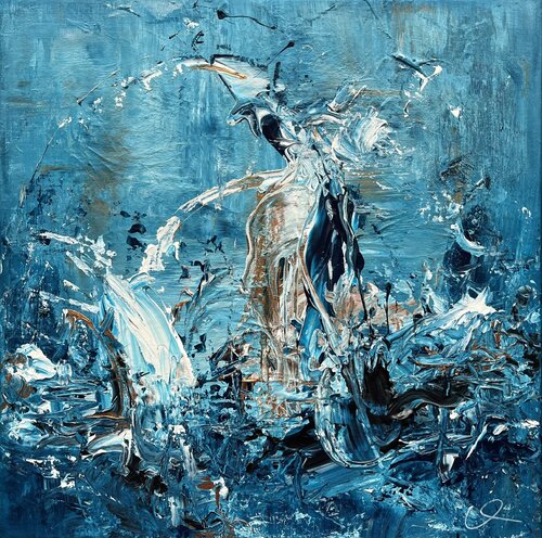 Sinfonia del mare III  / Sea symphony no. 3 di Maria Bevilacqua-Fischer, Pittura in vendita su Singulart