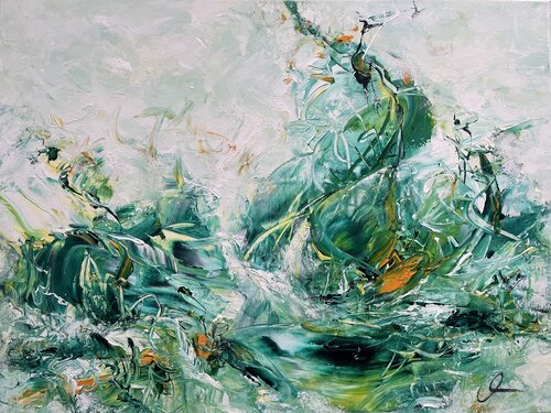 Crescita interiore IV  / Inner growth no. 4 von Maria Bevilacqua-Fischer, Malerei kaufen auf Singulart