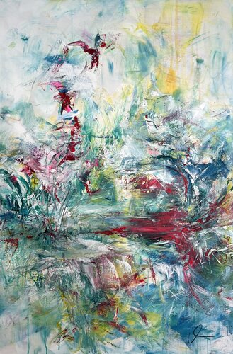 Flirtando con la primavera II by Maria Bevilacqua-Fischer, 회화 for Sale on Singulart