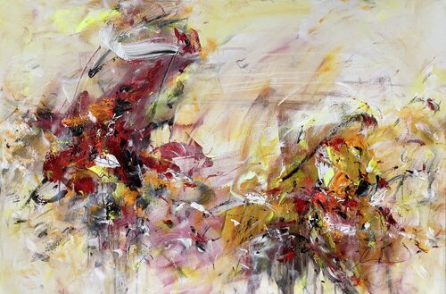 Festa d'estate / Summer party by Maria Bevilacqua-Fischer, 회화 for Sale on Singulart