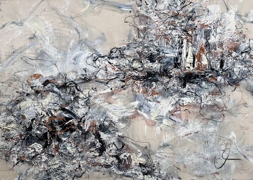 Tutto è connesso VII  / All is connected no. 7 de Maria Bevilacqua-Fischer, Pintura a la venta en Singulart