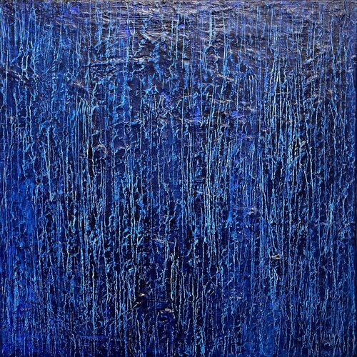 Blue matrix di Maria Bevilacqua-Fischer, Pittura in vendita su Singulart