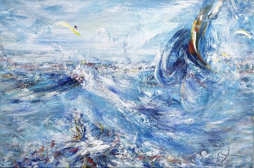 Summer vibe I von Maria Bevilacqua-Fischer, Malerei kaufen auf Singulart