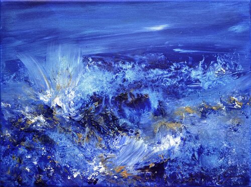 Sea symphony VIII par Maria Bevilacqua-Fischer, Peinture en vente sur Singulart