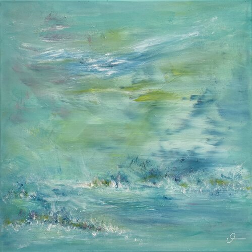 The atmosphere in-between von Maria Bevilacqua-Fischer, Malerei kaufen auf Singulart