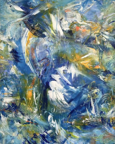 Fresh impetus I de Maria Bevilacqua-Fischer, Pintura a la venta en Singulart