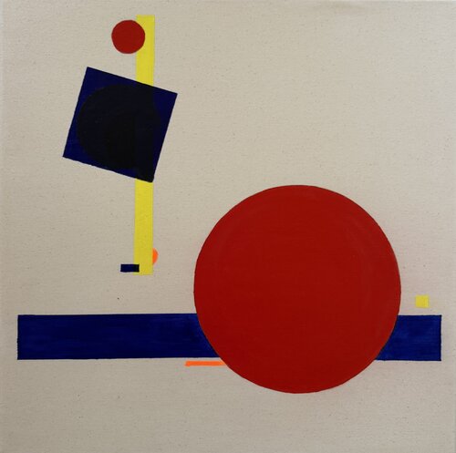 Minimalist balance by Maria Bevilacqua-Fischer, Painting for Sale on Singulart