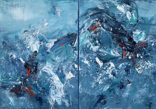 Il profumo del mare / The fragrance of the Sea di Maria Bevilacqua-Fischer, Pittura in vendita su Singulart