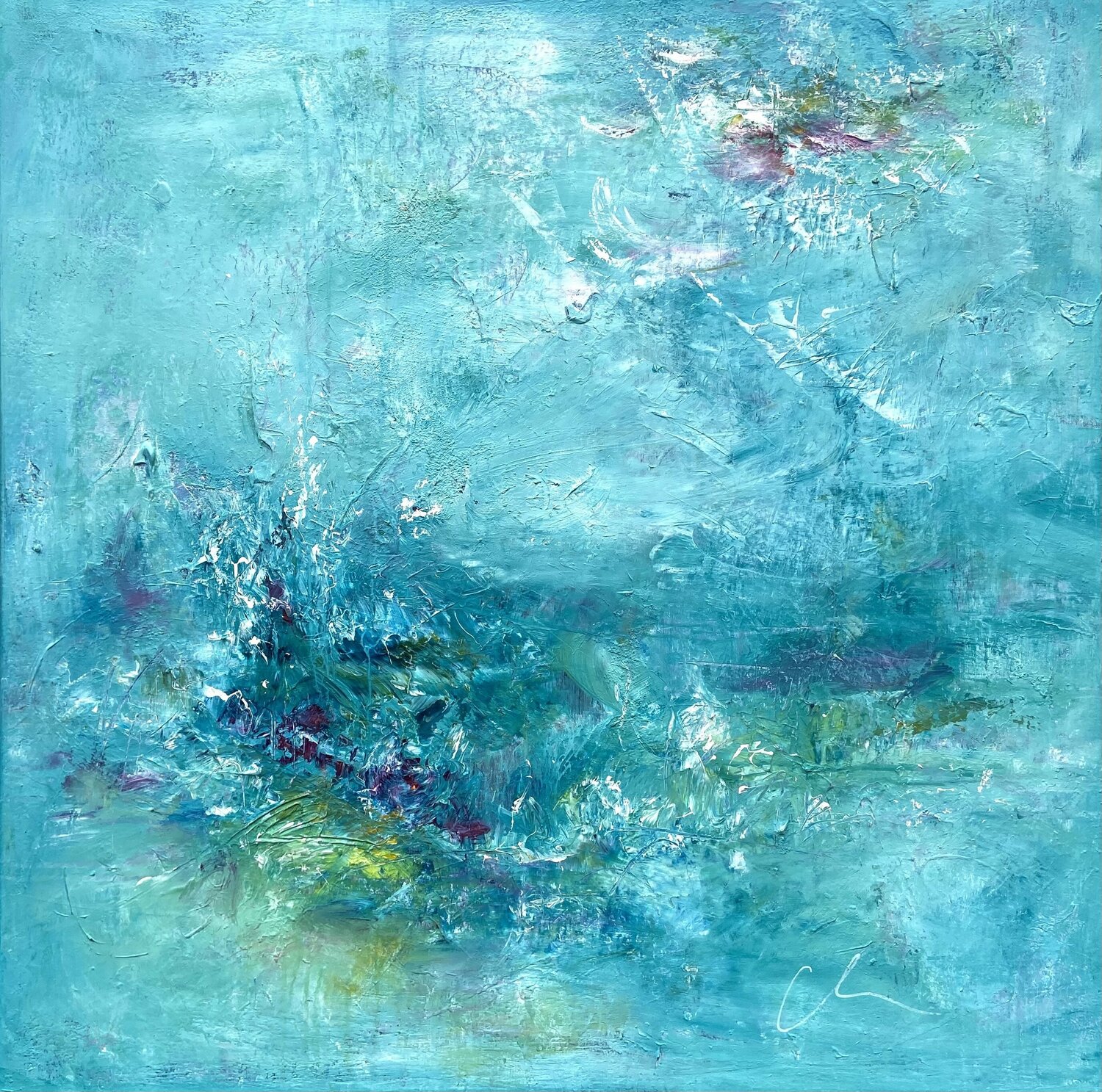 Immersione profonda / Diving deep Maria Bevilacqua-Fischer Peinture originale à vendre