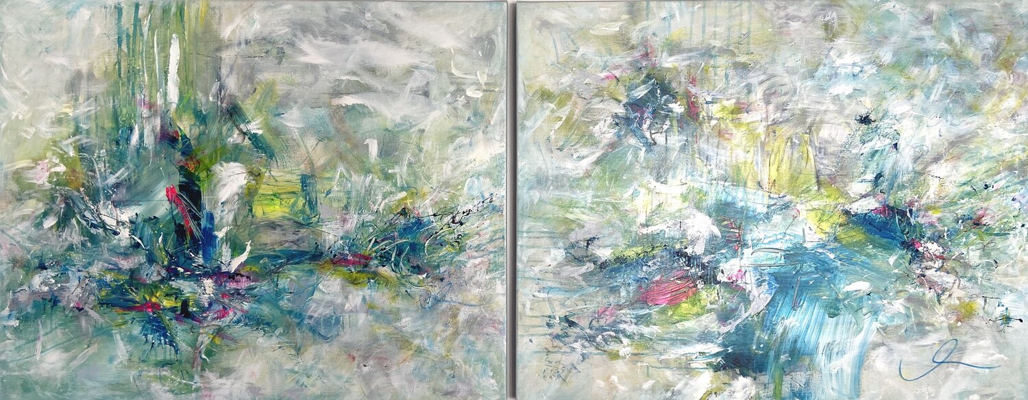Serendipity diptych Maria Bevilacqua-Fischer