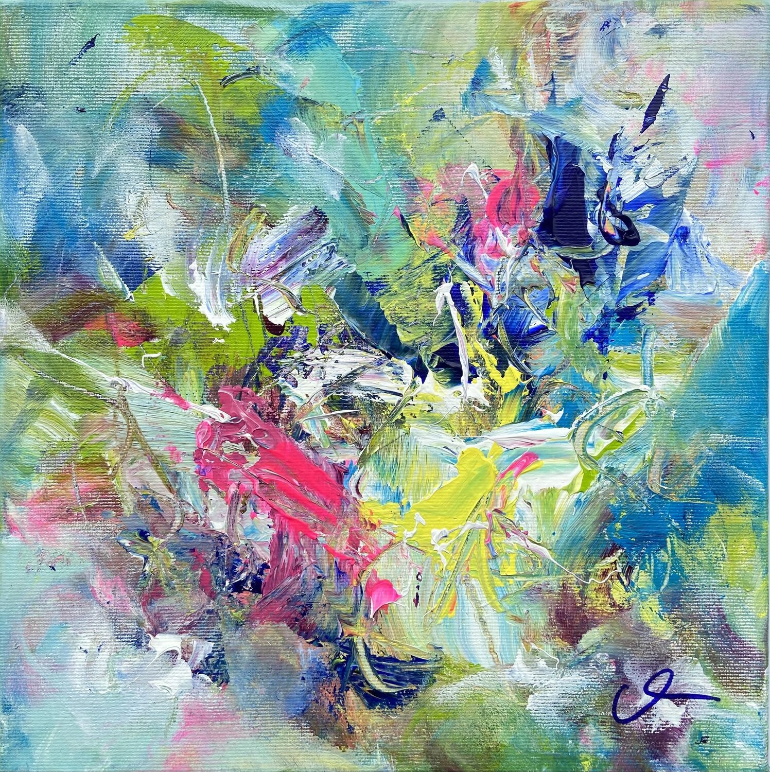 Vivacità II / Liveliness no. 2 Maria Bevilacqua-Fischer Originalgemälde zu verkaufen