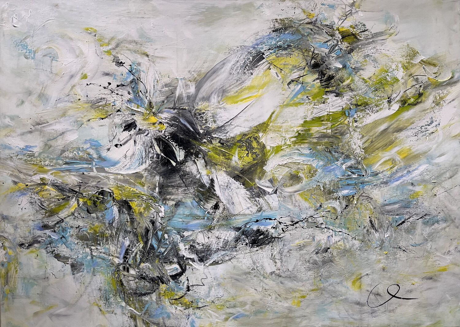 Nuove speranze / New hopes Maria Bevilacqua-Fischer Originalgemälde zu verkaufen