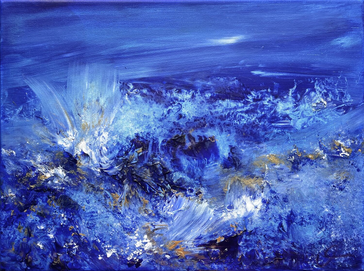 Sea symphony VIII Maria Bevilacqua-Fischer Dipinto originale in vendita