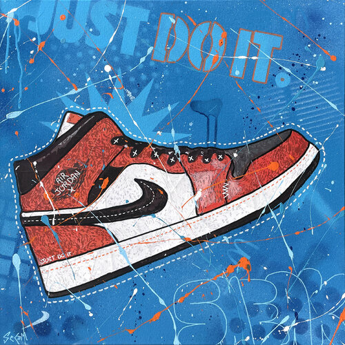 SNEAKER - BLUE di SeCam, Pittura in vendita su Singulart