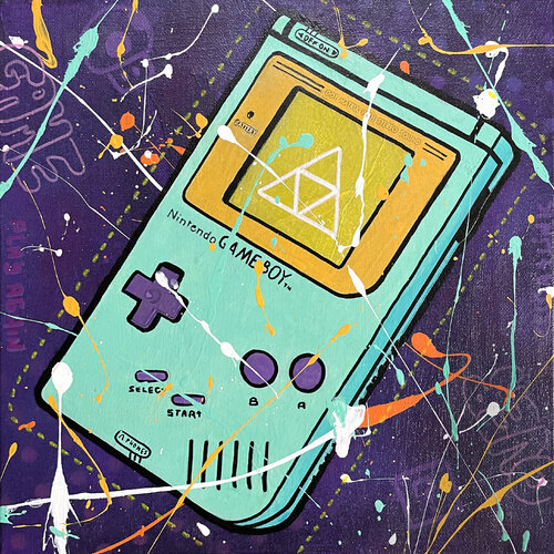 G. BOY PURPLE van SeCam, Schilderij te koop op Singulart