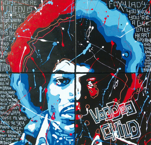 VOODOO CHILD von SeCam, Malerei kaufen auf Singulart