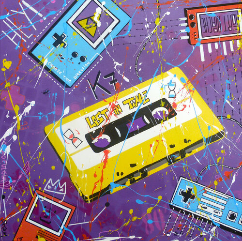 K7 - Lost in time di SeCam, Pittura in vendita su Singulart