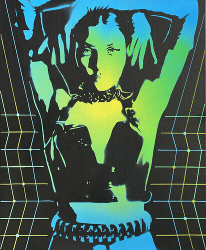 INTO THE GRID von SeCam, Malerei kaufen auf Singulart