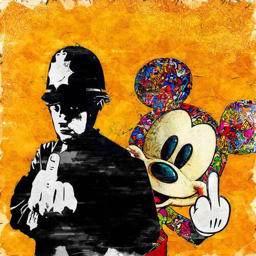 Banksy, Hello people ! Benny Arte