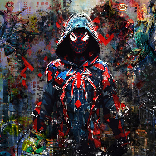 Spider Man Multiverse von Benny Arte, Druck kaufen auf Singulart