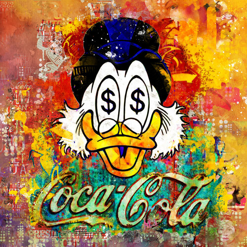 L’Élixir Capitaliste de Picsou von Benny Arte, Druck kaufen auf Singulart