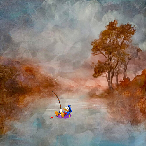 Méditation Flottante von Benny Arte, Druck kaufen auf Singulart