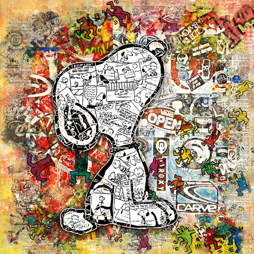 Snoopy something von Benny Arte, Druck kaufen auf Singulart
