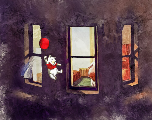 Winnie, Le Bal des Rêves von Benny Arte, Druck kaufen auf Singulart