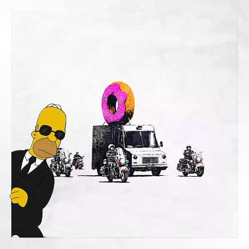 Banksy, Homer Confidential van Benny Arte, Afdruk te koop op Singulart