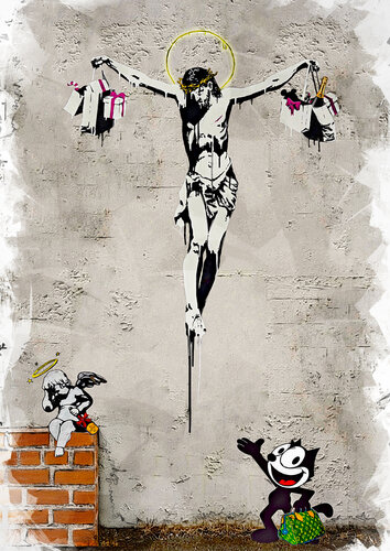 Banksy, Sacrifice de luxe von Benny Arte, Druck kaufen auf Singulart