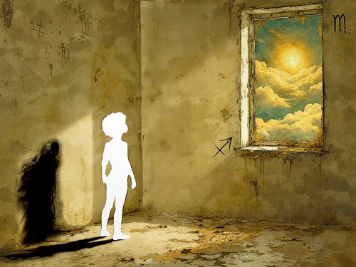 L'Innocence face aux Ombres by Benny Arte, Print for Sale on Singulart