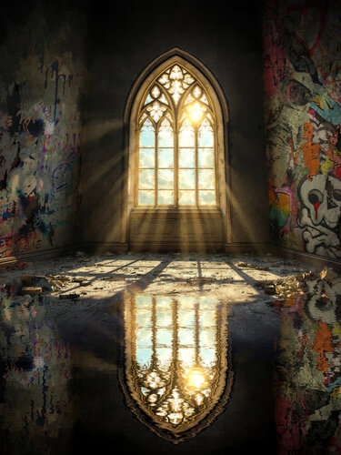 Lumière profanée von Benny Arte, Druck kaufen auf Singulart