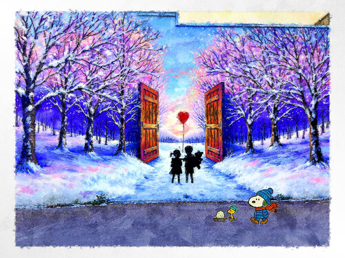 Banksy, La Porte est Toujours Ouverte von Benny Arte, Druck kaufen auf Singulart