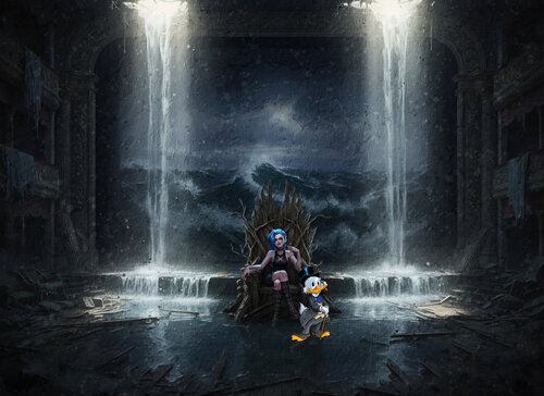 The Killer Is Me: Jinx and the Ghost of Avarice von Benny Arte, Druck kaufen auf Singulart