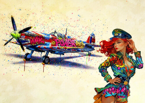 Smells Like Teen Spitfire von Benny Arte, Druck kaufen auf Singulart