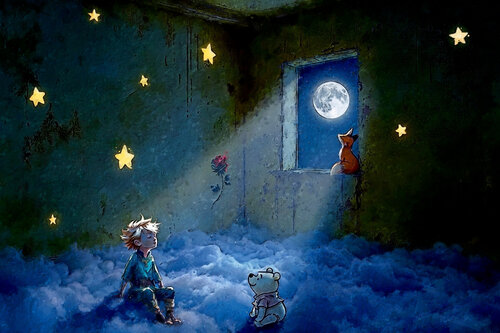 L'Escale des Âmes Paisibles de Benny Arte, Impresión a la venta en Singulart