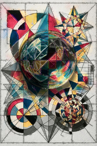 La Distorsion du Bauhaus di Benny Arte, Stampa in vendita su Singulart