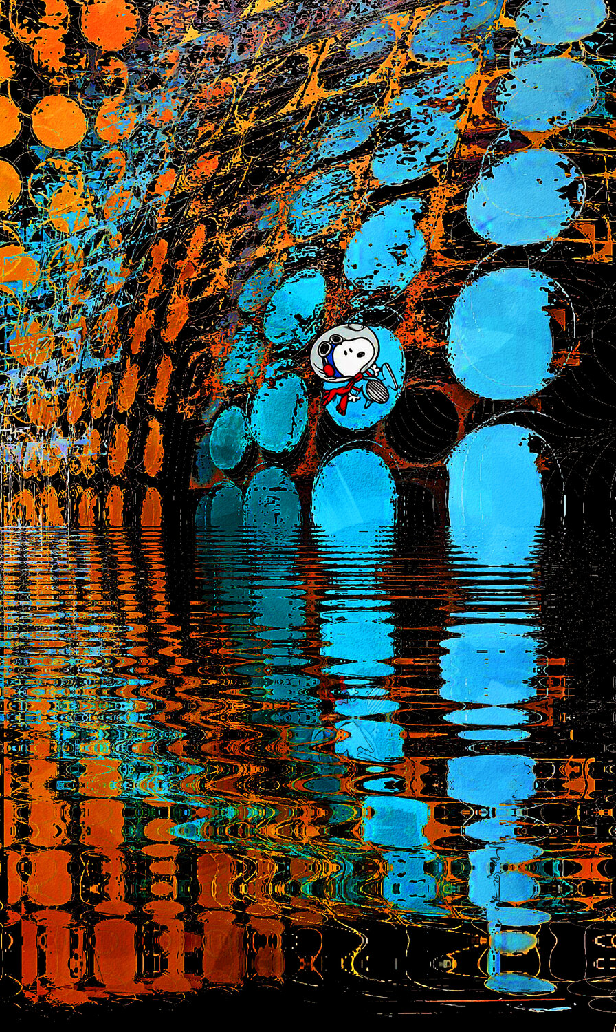 Snoopy: distorsion temporelle Benny Arte