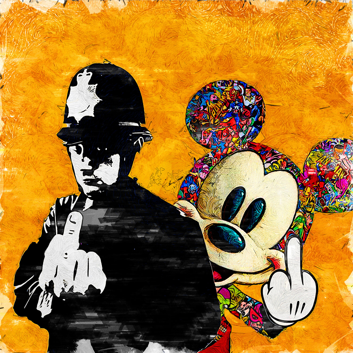 Banksy, Hello people ! Benny Arte