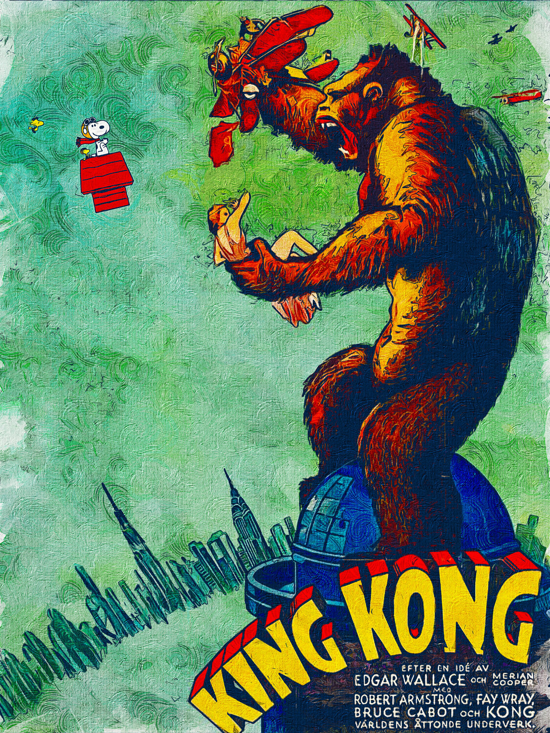 King Kong Poster Design, image size:1125x1500