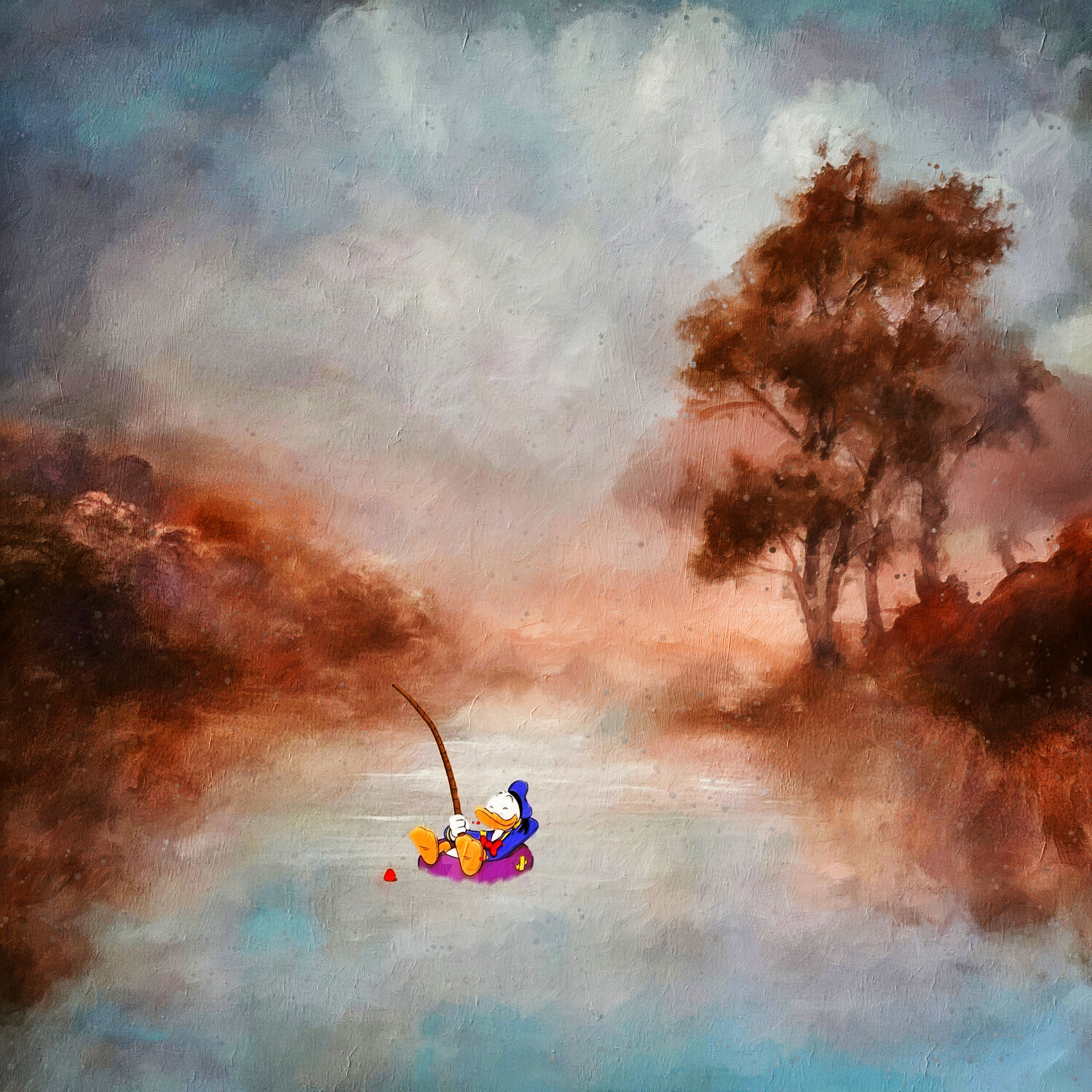 Donald Duck, Méditation Benny Arte Édition à vendre