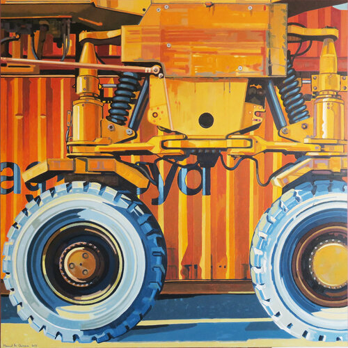 STRADDLE CARRIER 72 di Manuel Di Chiara, Pittura in vendita su Singulart