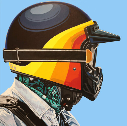 Riders #002 van Manuel Di Chiara, Schilderij te koop op Singulart