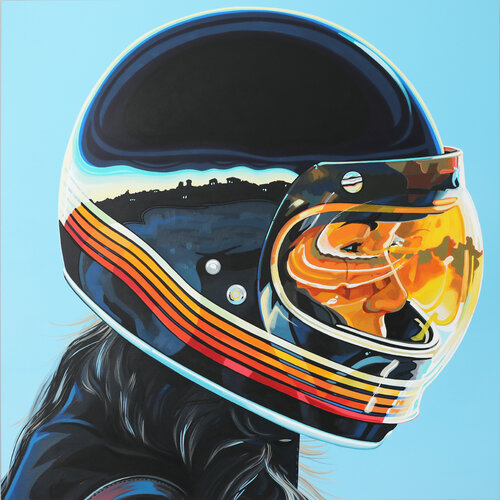 Riders #004 van Manuel Di Chiara, Schilderij te koop op Singulart