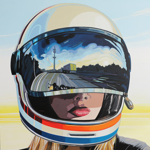 Riders #005 van Manuel Di Chiara, Schilderij te koop op Singulart