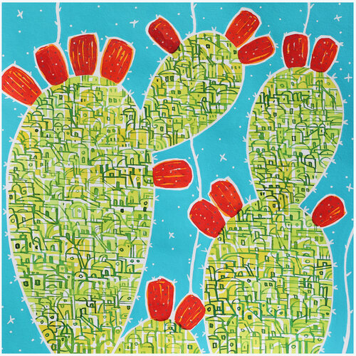 PAESAGGIO MEDITERRANEO van Manuel Di Chiara, Werk op papier te koop op Singulart